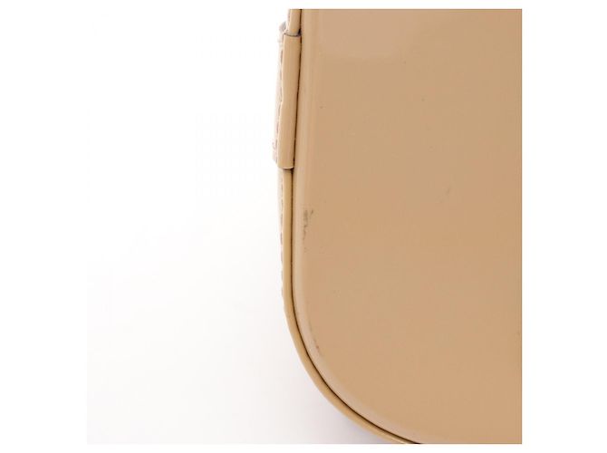 Sac à main Louis Vuitton Alma PM Vernis M91614 Beige - vue 3