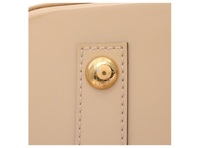 Sac à main Louis Vuitton Alma PM Vernis M91614 Beige - vue 6