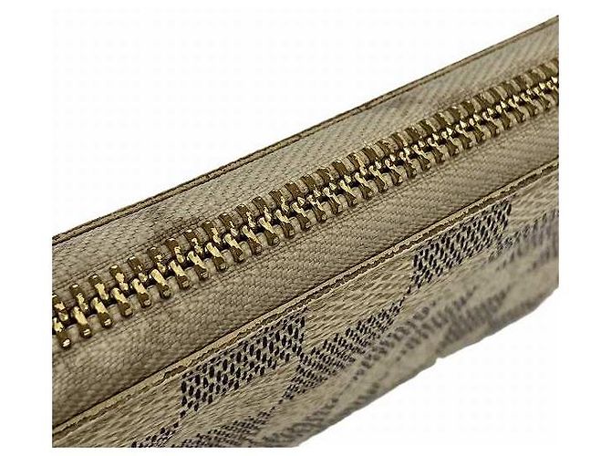 Louis Vuitton Damier Azur Zippy Compact Wallet White - view 2