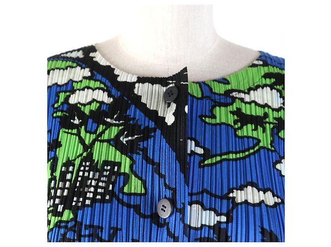Autre Marque Cardigan Design Weltkarte PLEATS PLEASE Mehrfarben - Ansicht 4