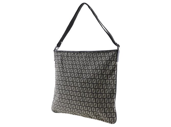 Fendi Canvas Umhängetasche Braun - Ansicht 2