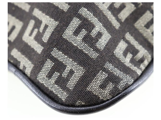 Fendi Canvas Umhängetasche Braun - Ansicht 4