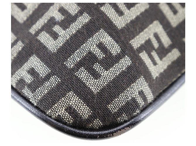 Fendi Canvas Umhängetasche Braun - Ansicht 5