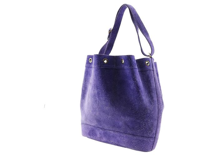 Market Hermès Borsa a spalla GM in camoscio Hermes Porpora - vista 2
