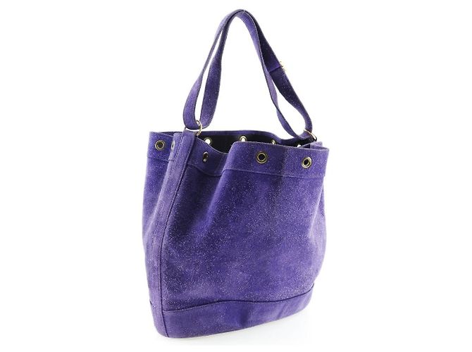 Market Hermès Borsa a spalla GM in camoscio Hermes Porpora - vista 3