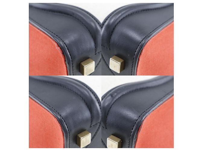 Céline Borsa a mano Celine Luggage in tela di vitello nera Nero - vista 4