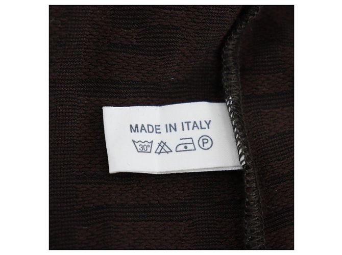 Fendi Zucca Rayon Poloshirt Braun - Ansicht 9