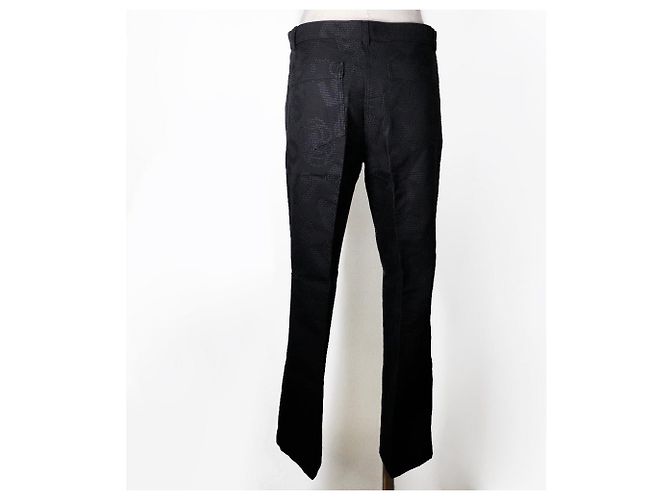 Pantaloni Icon Chanel in cotone nero - vista 3