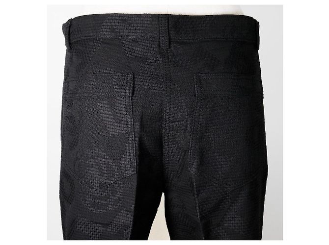 Pantaloni Icon Chanel in cotone nero - vista 4