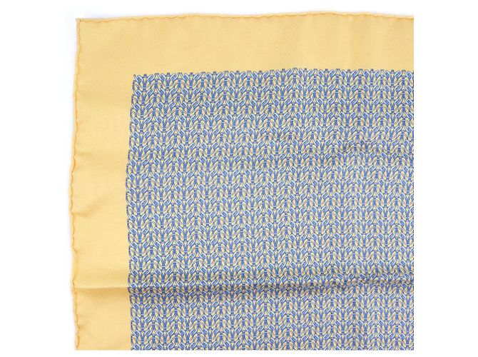 Hermès Bufanda de seda Hermes beige - vista 2