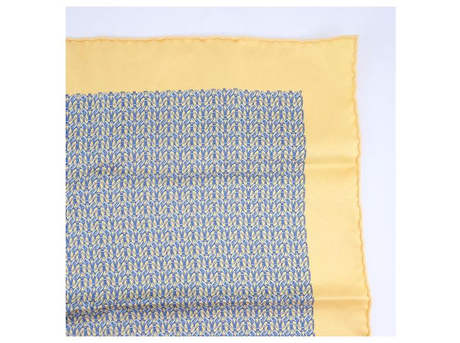 Hermès Bufanda de seda Hermes beige - vista 3