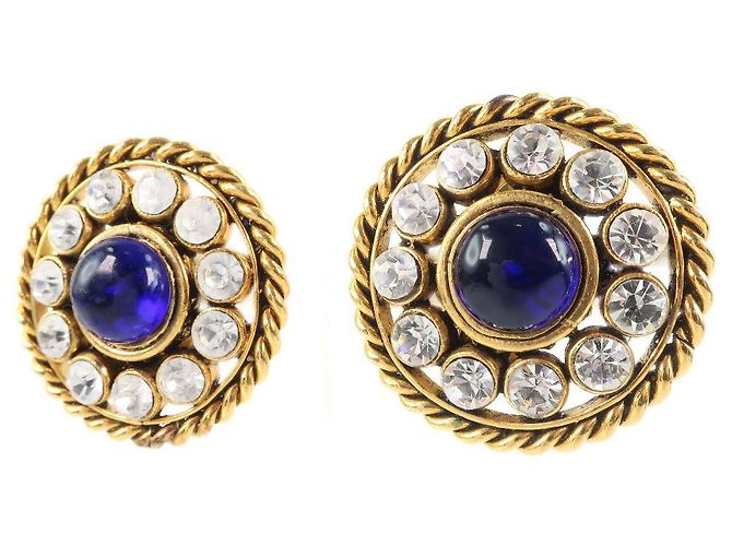 Pendientes Chanel Azul - vista 2