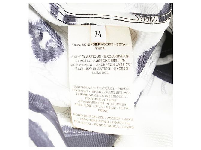 Bermudas de seda Chaine d'Ancre da Hermès - vista 3