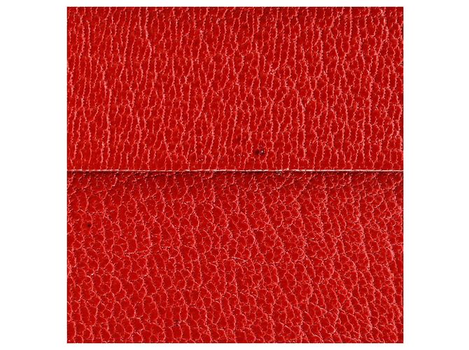 Hermès Cartera bifold soufflé Bearn Hermes roja - vista 2