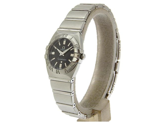 Omega Constellation Quarz Uhr 1581.51 Schwarz - Ansicht 2