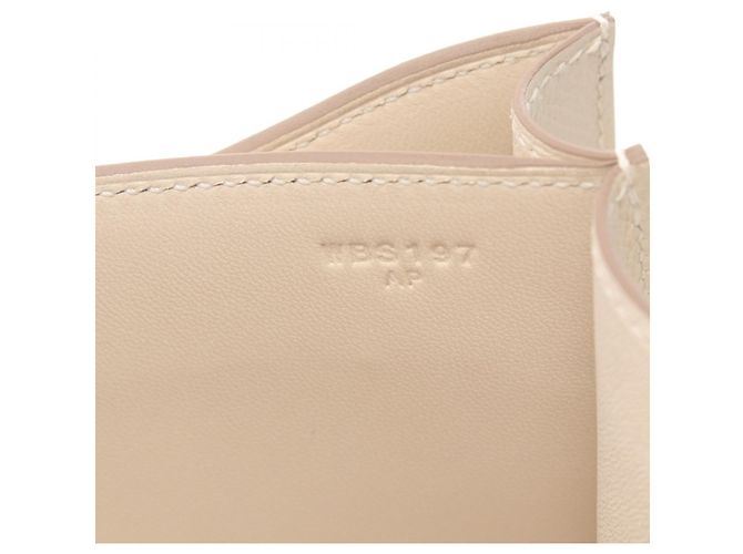 Hermès Borsa a Spalla Constance Mini Hermes Bianca Bianco - vista 5