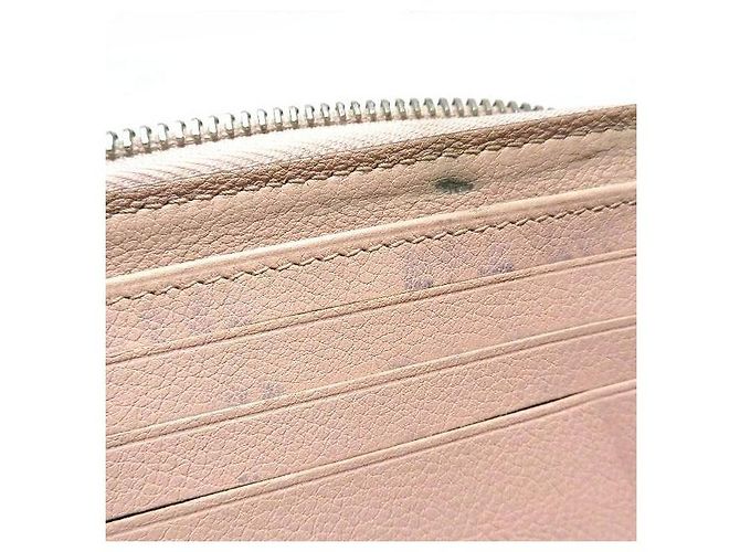 Louis Vuitton Mahina Leather Zippy Wallet M61868 Pink - view 9