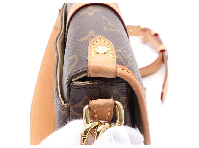 Louis Vuitton Monogram Saumur BB Handbag M46740 Brown - view 5