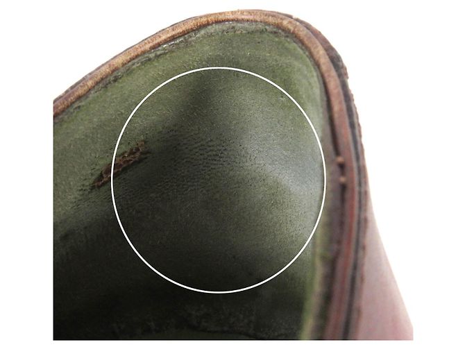 Berluti Leder-Einzelmonk-Schnürschuhe Bordeaux - Ansicht 13