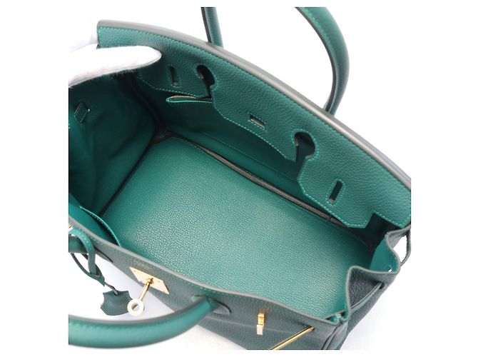 Hermès Sac à main Hermes Birkin 30 Togo Vert - vue 3