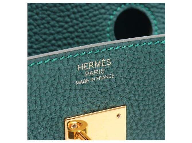 Hermès Sac à main Hermes Birkin 30 Togo Vert - vue 4