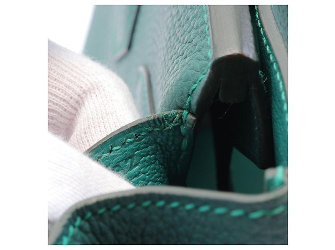 Hermès Sac à main Hermes Birkin 30 Togo Vert - vue 6