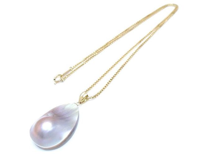 Autre Marque Mabe-Perlenkette K18YG aus Gelbgold Golden - Ansicht 3