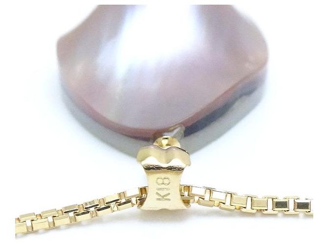 Autre Marque Mabe-Perlenkette K18YG aus Gelbgold Golden - Ansicht 7