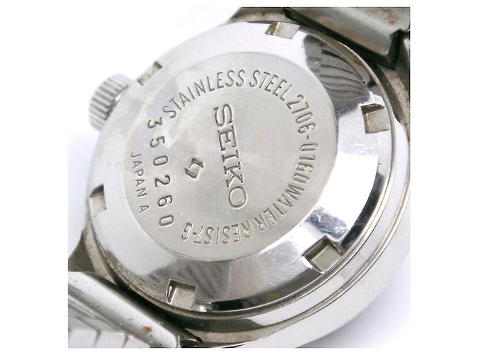 Reloj automático Seiko Joyful de acero inoxidable Azul - vista 8