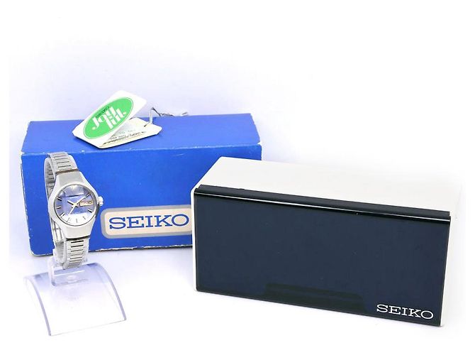 Reloj automático Seiko Joyful de acero inoxidable Azul - vista 9