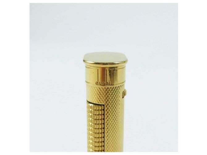 Alfred Dunhill Isqueiro a gás Dunhill Slim Roller dourado feito na Suíça - vista 5
