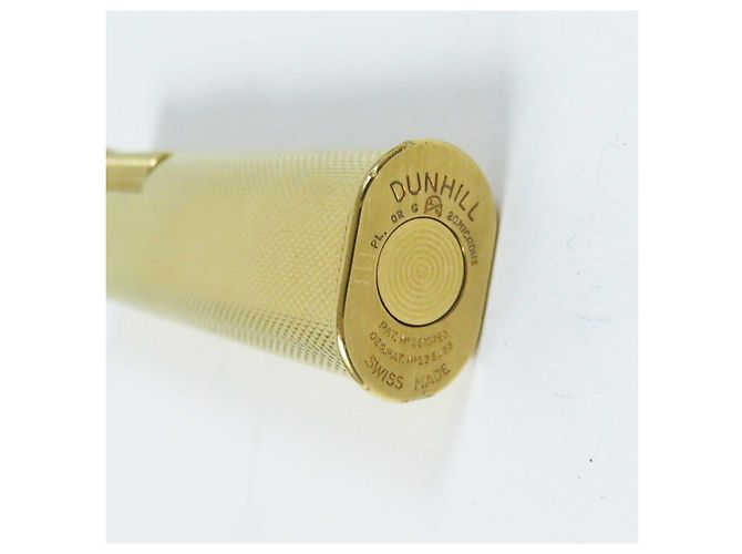 Alfred Dunhill Isqueiro a gás Dunhill Slim Roller dourado feito na Suíça - vista 6