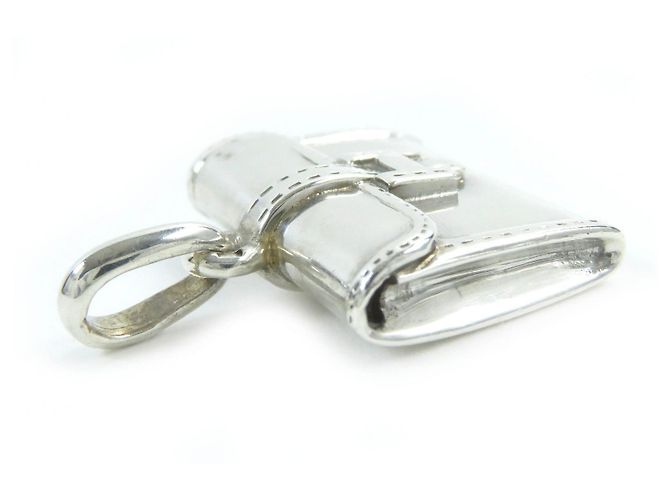 Hermès Hermes Jige Bag Motif Pill Case Pendant SV925 Silvery - view 3