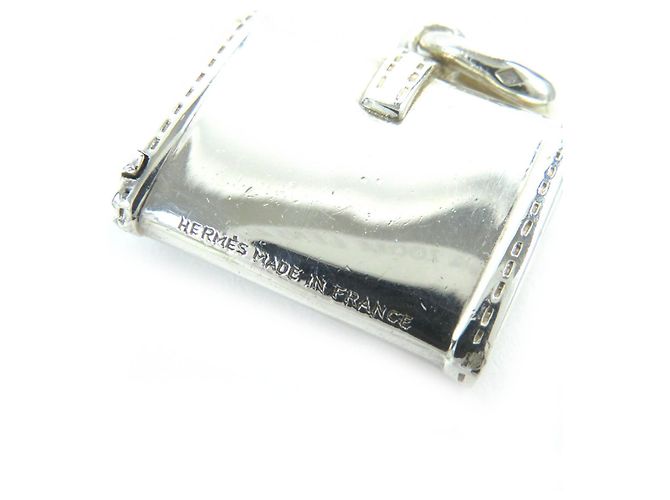 Hermès Hermes Jige Bag Motif Pill Case Pendant SV925 Silvery - view 5