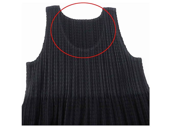 Issey Miyake Pleats Please Polyester Tunic Dress - view 7