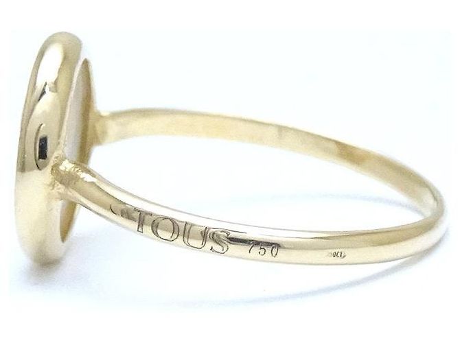 Autre Marque Anillo de concha en oro amarillo K18YG TOUS Dorado - vista 7