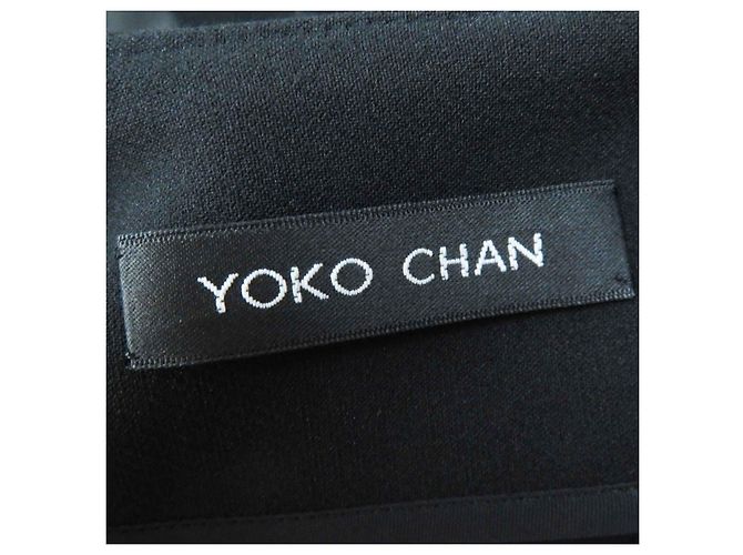 MCM YOKO CHAN Vestido Preto com Pérolas Falsas - vista 7