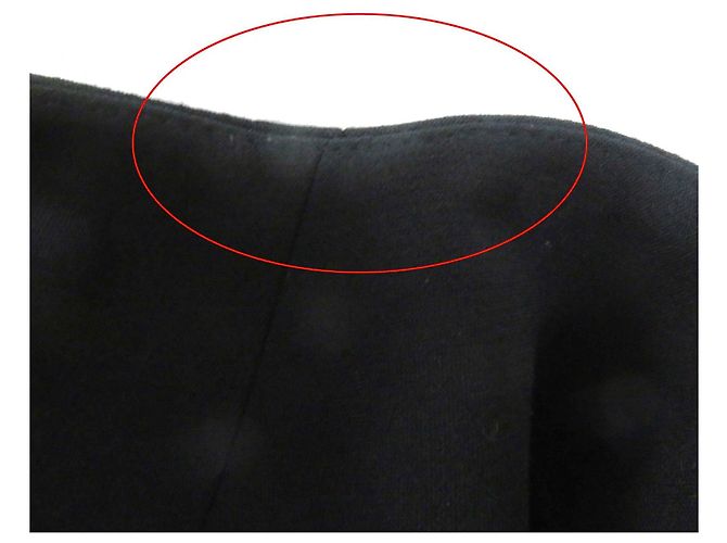 MCM YOKO CHAN Vestido Preto com Pérolas Falsas - vista 9