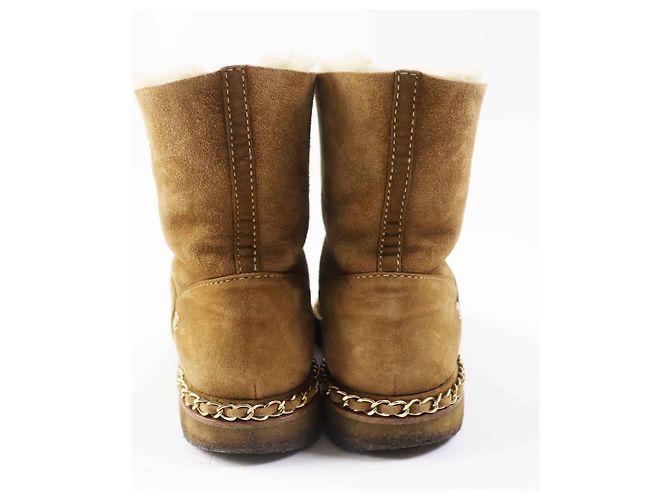 Botas cortas de ante Chanel 37 - vista 3