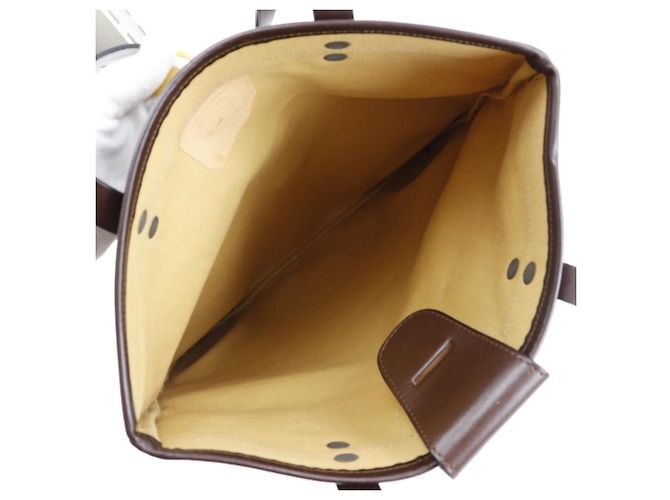 Céline Celine Canvas Macadam Tragetasche Braun - Ansicht 7