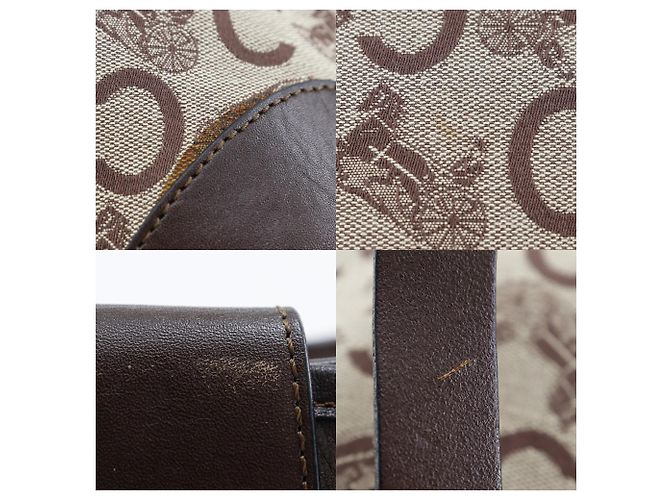 Céline Celine Canvas Macadam Tragetasche Braun - Ansicht 8