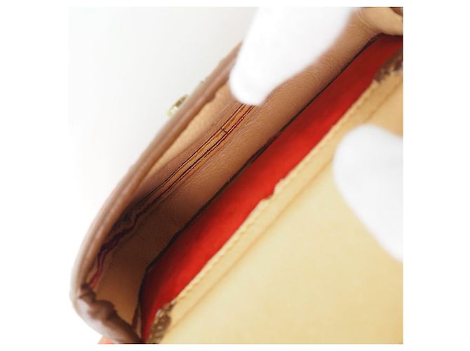 Borsa a spalla in pelle scamosciata Loewe Sevilla Arancione - vista 6