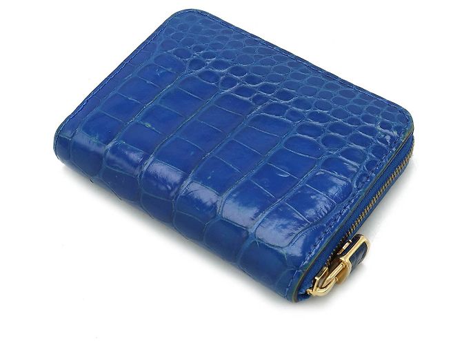 Monedero Zippy de cocodrilo Louis Vuitton Azul - vista 2