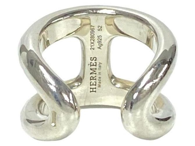 Hermès Hermes Osmose GM Silver 925 Ring Silvery - view 6