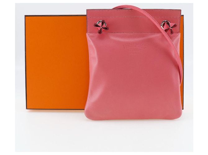 Hermès Borsa a spalla mini Aline Hermes rosa - vista 10
