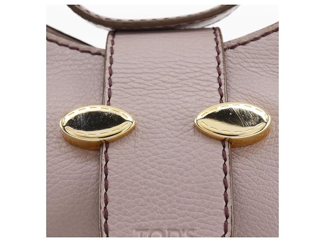 Tod's Leder-Ein-Schulter-Tasche Lila - Ansicht 4
