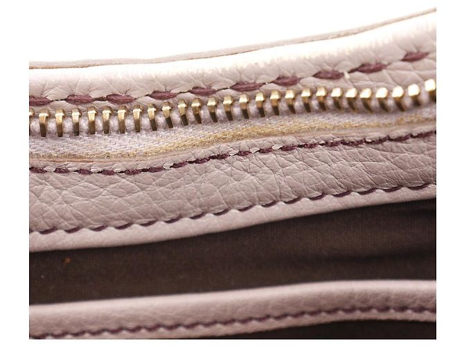Tod's Leder-Ein-Schulter-Tasche Lila - Ansicht 6