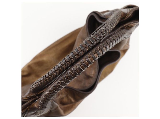 Borsa tote in pelle Salvatore Ferragamo Marrone - vista 5