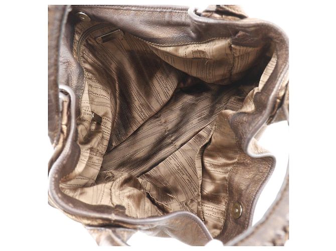 Borsa tote in pelle Salvatore Ferragamo Marrone - vista 6
