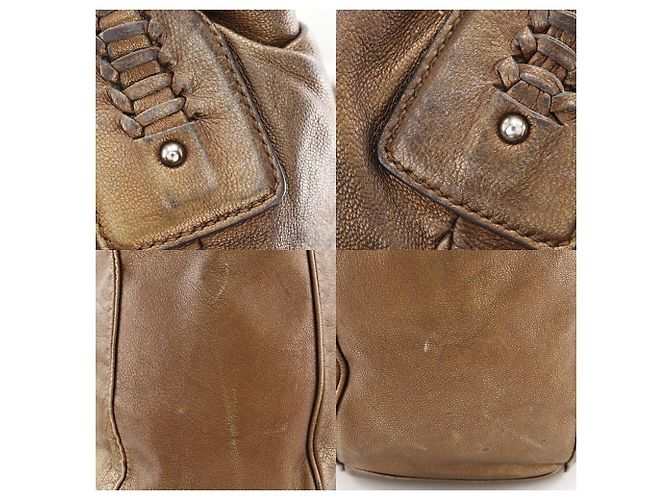 Borsa tote in pelle Salvatore Ferragamo Marrone - vista 8